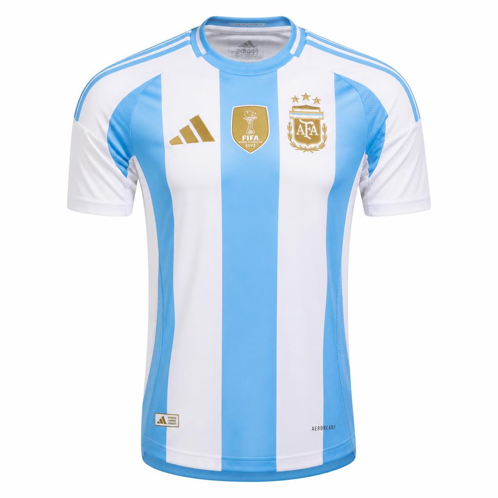 Camisa Argentina Home 2025 — Tricampeã Mundial
