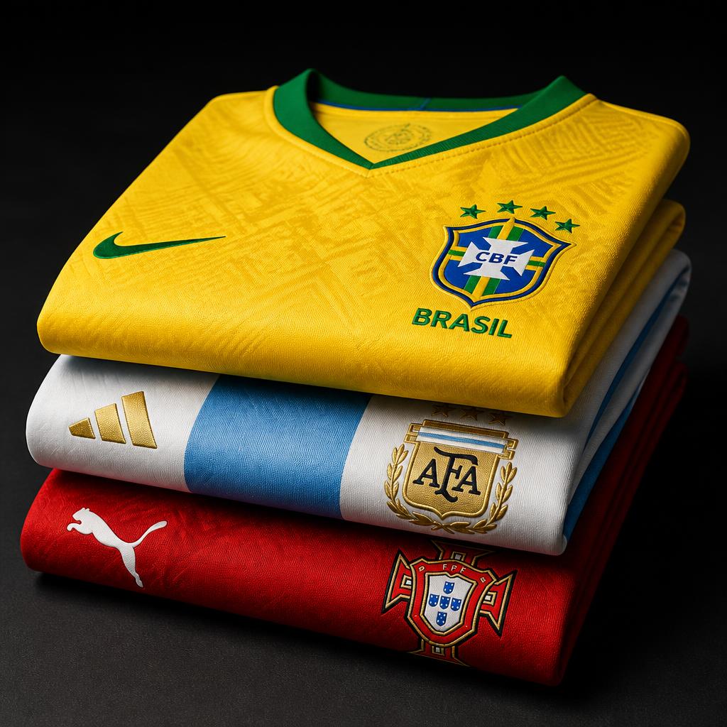 Pack 3 Camisas de Seleções — Escolha as Suas