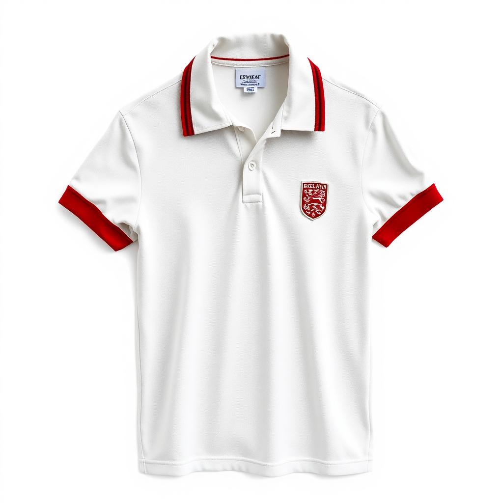 Camisa Retrô Inglaterra 1966 — Gola Polo