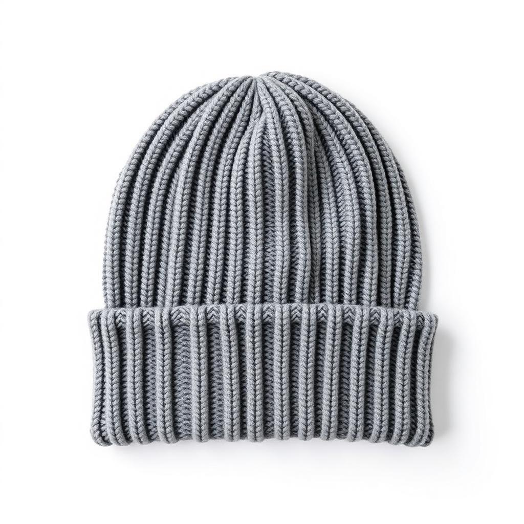 Gorro Haze Belt Beanie Canelado — Cinza Mescla